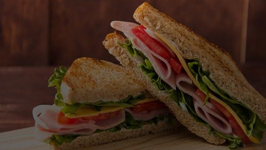 Sandwiches served during a buffet break of 10 zł per person
